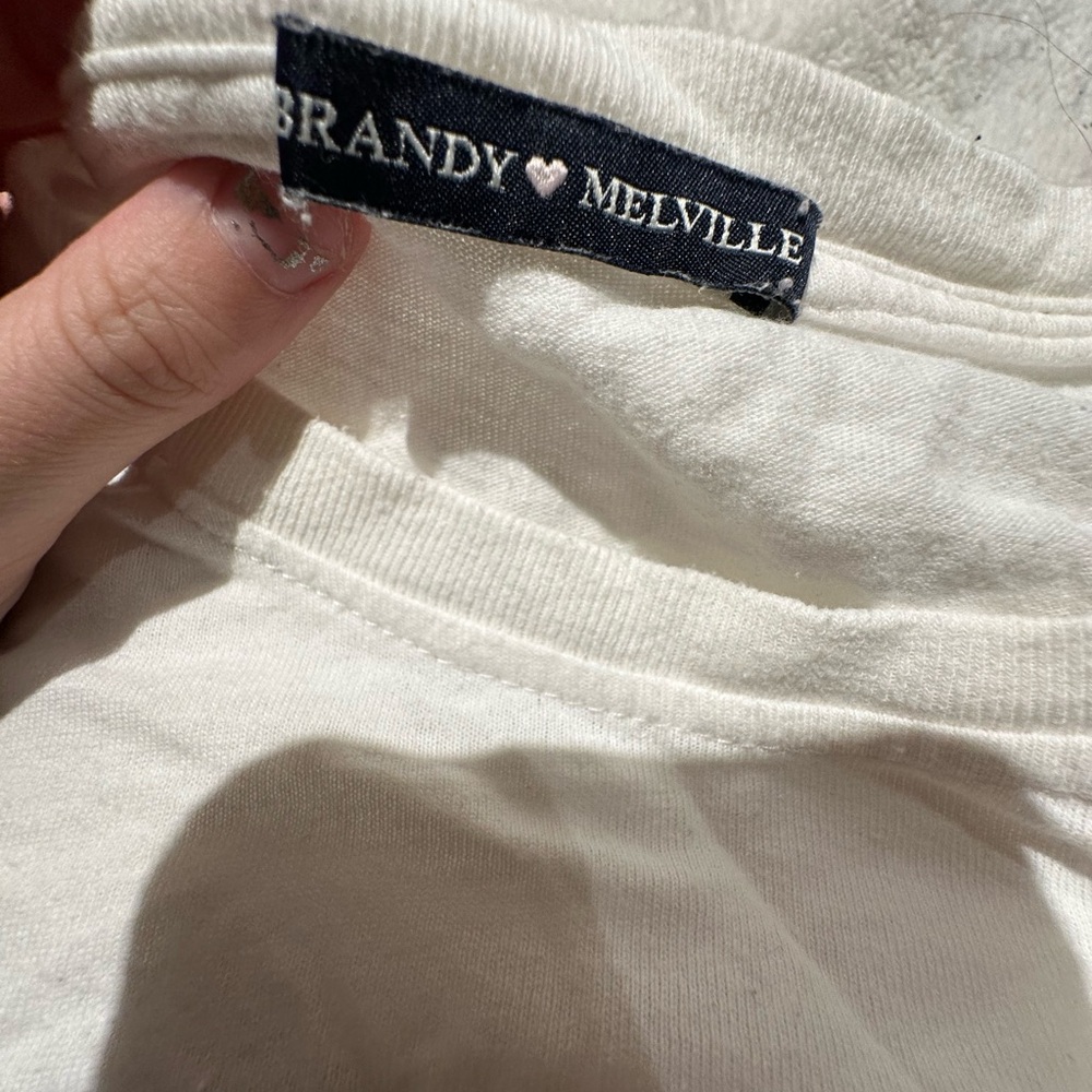 Brandy Melville Cream T-Shirt
